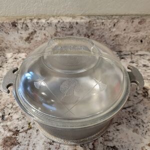 Guardian Service cookware antique / vintage aluminum roaster casserole pot pan